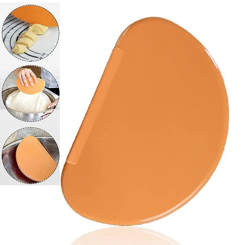 1Pcs Kitchen Scraper Spatula Flexible Flat Edge Dough Cutter for Pizza Pastry Cake Decoration Baking Fondant Icing