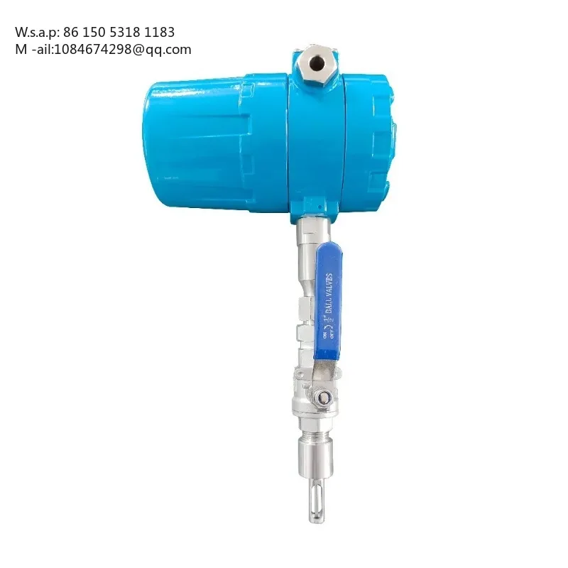 High connection high-precision compressed hot mass flow meter, pipeline plug-in air nitrogen micro flow meter