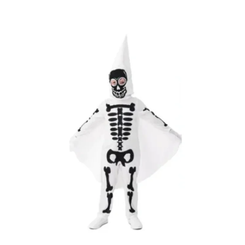 Vêtements Fantômes Imbibés pour Enfants, Costume de Cosplay, Masque d'Horreur, Accessoires de Carnaval, Nouveaux Modules d'Halloween