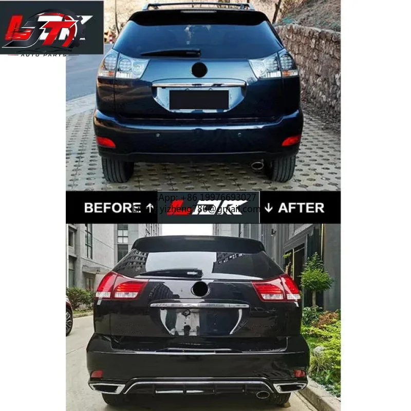 New style New VED Body Kits for Lexus RX330 09-11 Upgrade to RX350 12-15 Including Front Rear Bumper