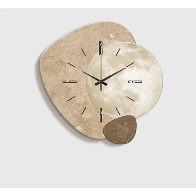 Restaurant/Dining Room Clock Wall Living Room Simplicity 2025 New High-end Silent Wall Clock Modern Design（Not 3D Structure）