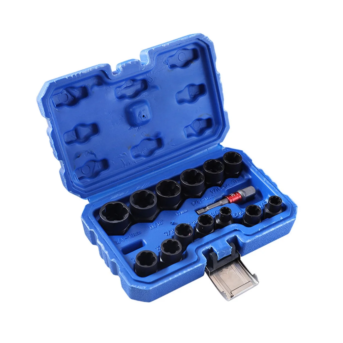 

14 Piece Nut Extractor Socket Impact Bolt Nut Screw Remover Tool Set Socket Wrench