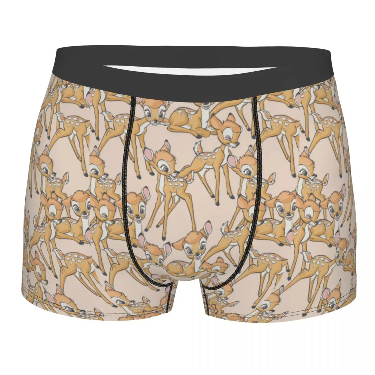 

Custom Cartoon Bambi Anime Underwear Men Breathable Boxer Briefs Shorts Panties Soft Underpants For Male