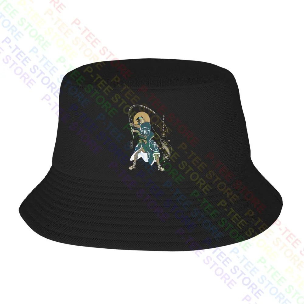 

Fishing Samurai Kids Japanese Hobby Funny Baseball Cap Snapback Caps Knitted Bucket Hat