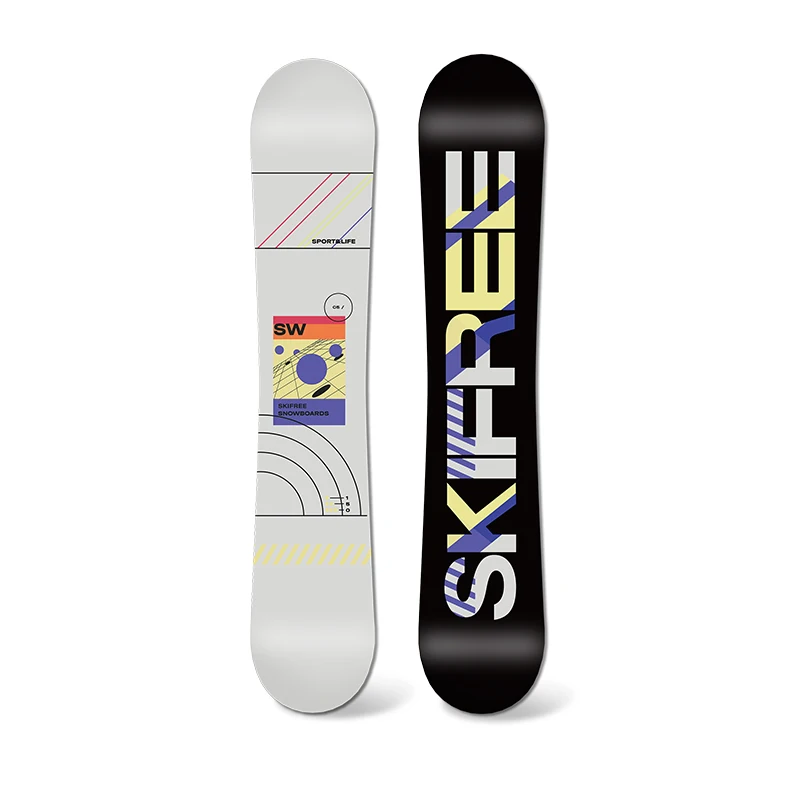 SKIFREE-All-Mountain Snowboard Package for Men, 150 cm, 153 cm, 156 cm, 160 cm, 163cm