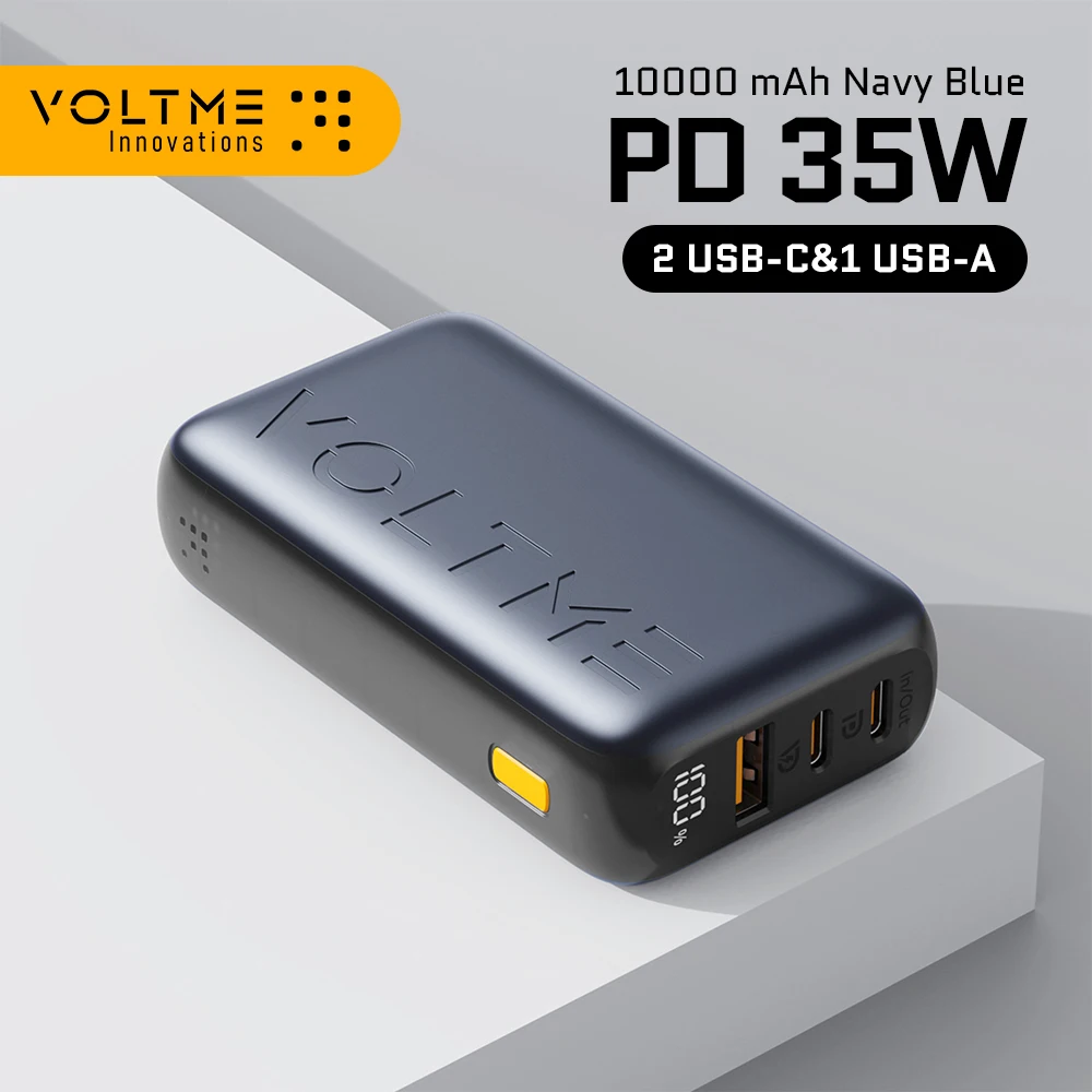 

VOLTME Power Bank Fast Charging 10000mAh 35W Portable Battery Charger For iPhone 15 Pro Max Xiaomi Samsung PD Fast Charge