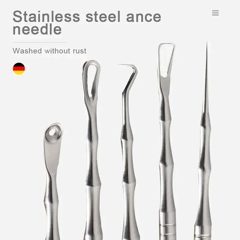 Espinhas cravo clipe pinças acne cravo remoção agulhas beleza artefato mancha extrator removedor agulha ferramenta atacado