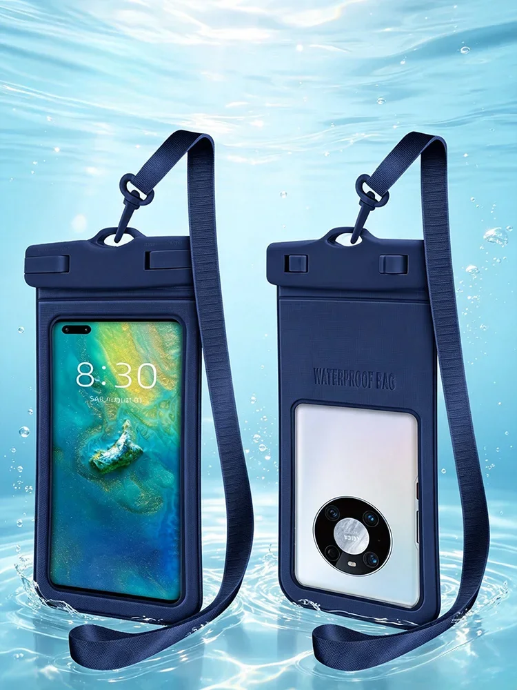 Waterproof Phone Pouch Diving Case Touch Screen Dry Bag Universal Phone Cover for Swimming Surfing Snorkeling Hot Spring Outdoor