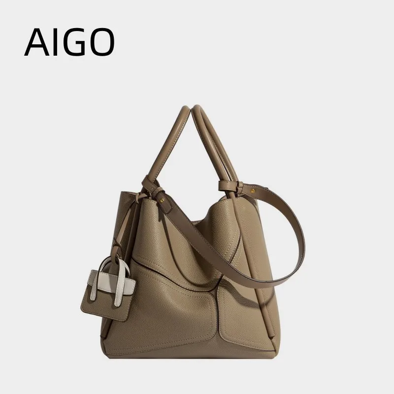 AIGO Light Luxury Bag Women Handbag New Niche Design Sense Single Shoulder Commuting Messenger Bag сумка женская bolsos de mujer