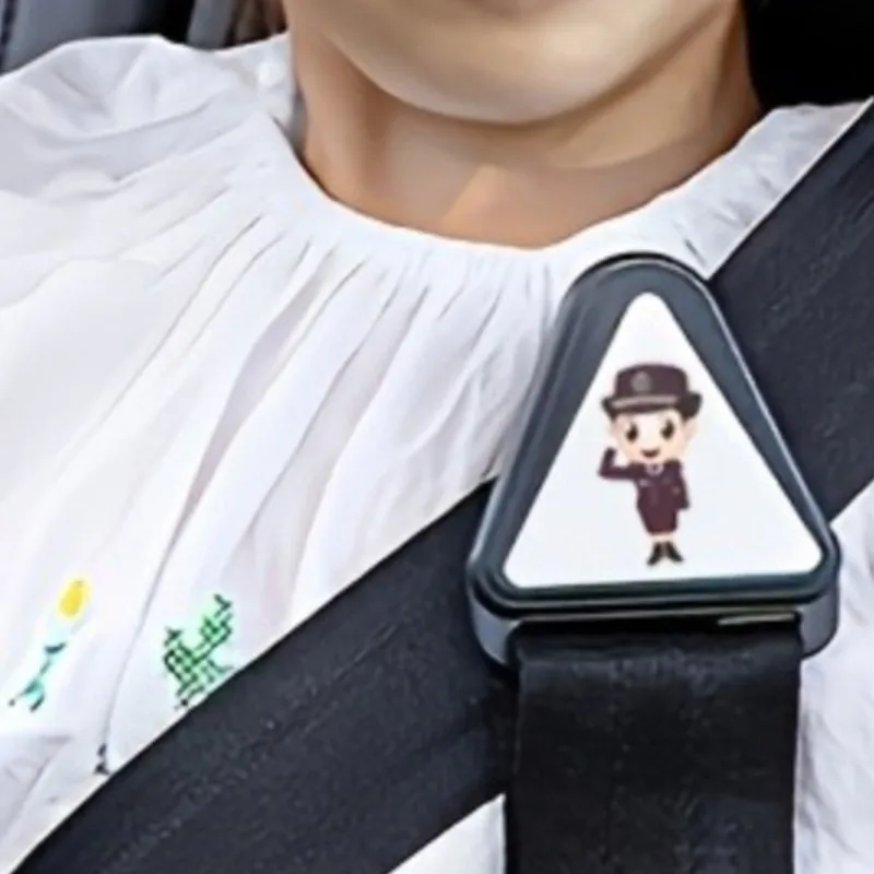 1/3/5PCS Adjuster Children Kid Car Safety Belt Universal Car Baby Safety Seat Strap Belt Buckle Seat Belt Correction Tape