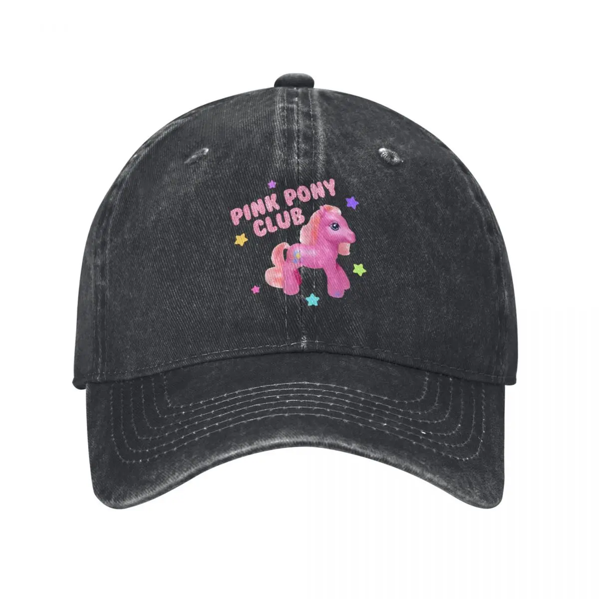 Washed Men's Baseball Cap PINK PONY CLUB Trucker Snapback Caps Dad Hat Chappell Roan Golf Hats