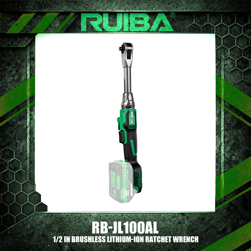 RUIBA RB-JL100A/RB-JL100AL 1/2 IN Brushless Lithium-Ion Ratchet Wrench Power Tools Multifunctional Right-Angle Wrench