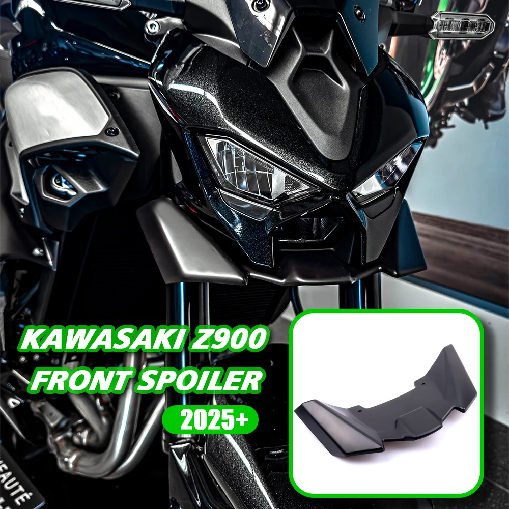 

Для KAWASAKI Z900/SE 2025 мотоциклетная прижимная сила, крылышко, аэродинамическое крыло, комплект переднего спойлера, новые аксессуары, передний спойлер