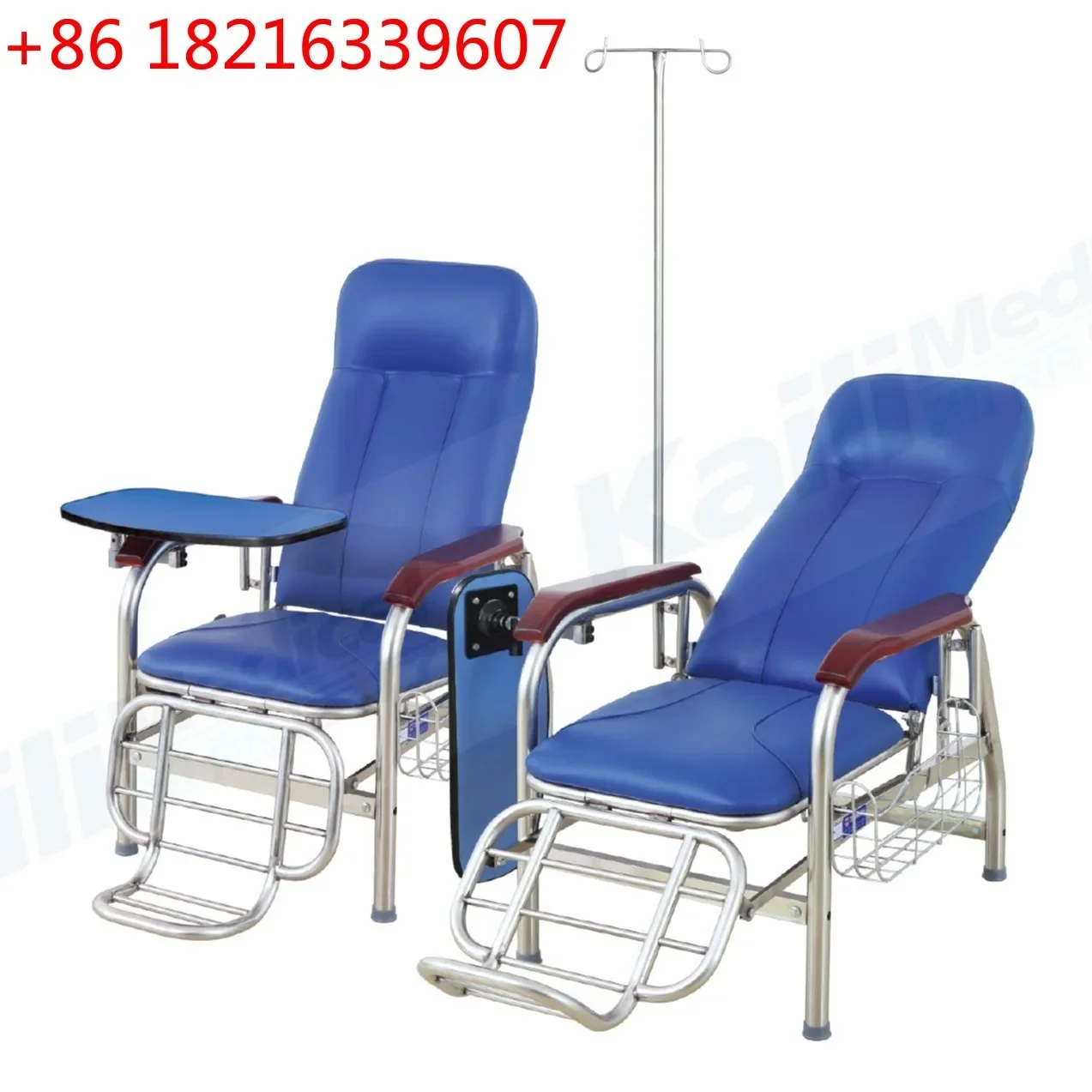 Multifunctional stainless steel infusion chair with infusion rod