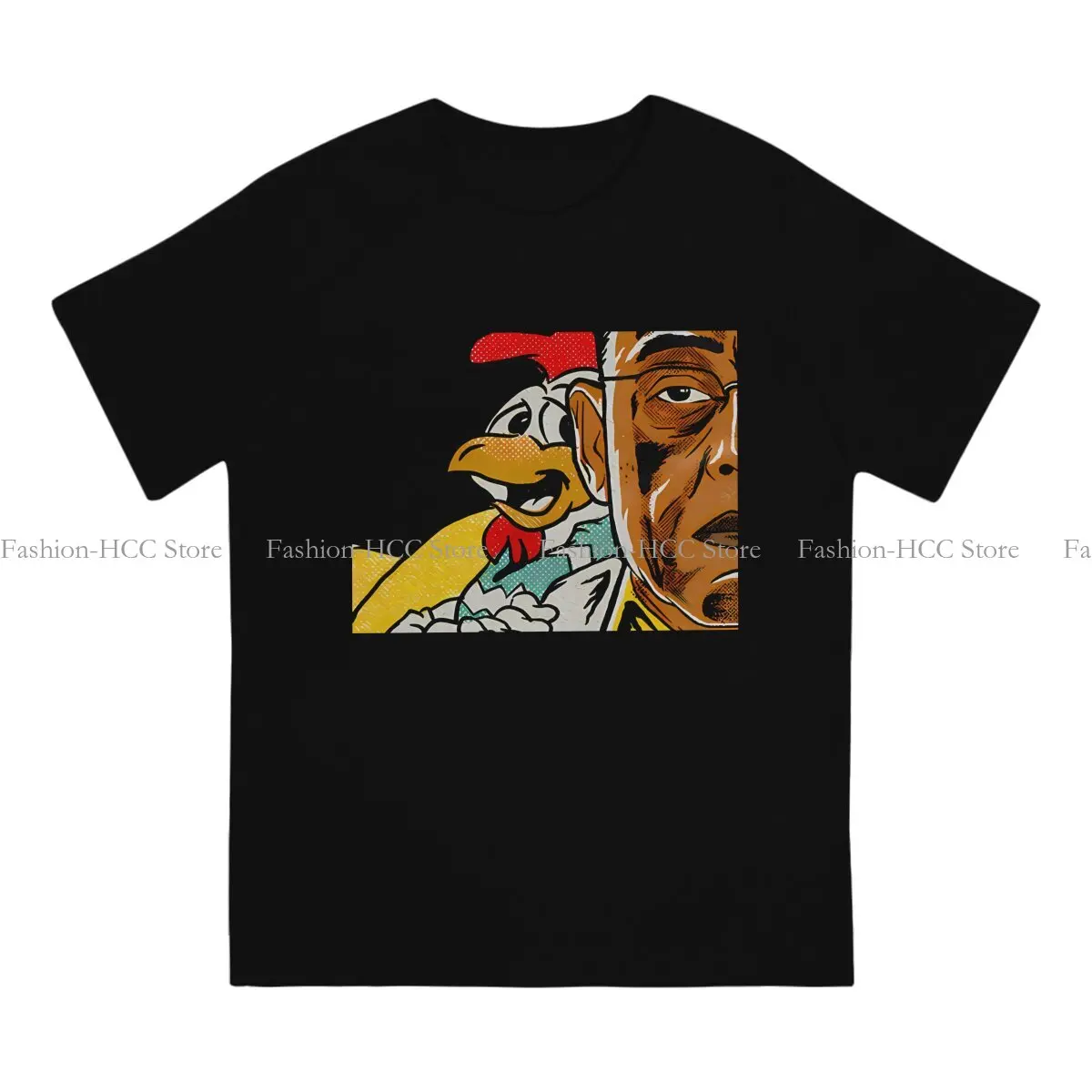 Cool Unique Polyester TShirt Los Pollos Hermanos Fried Chicken Shop Top Quality Hip Hop Gift Clothes  T Shirt Short Sleeve