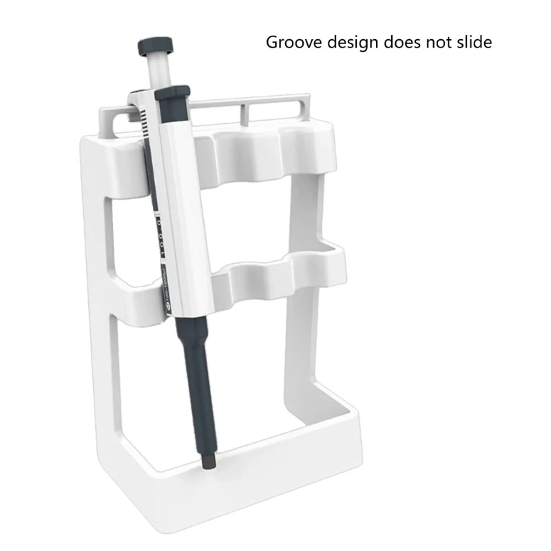 Lab Pipettor Holder Rotatable Micropipette Storage Stand Space Saving Pipette Rack Laboratory Micropipette Stand