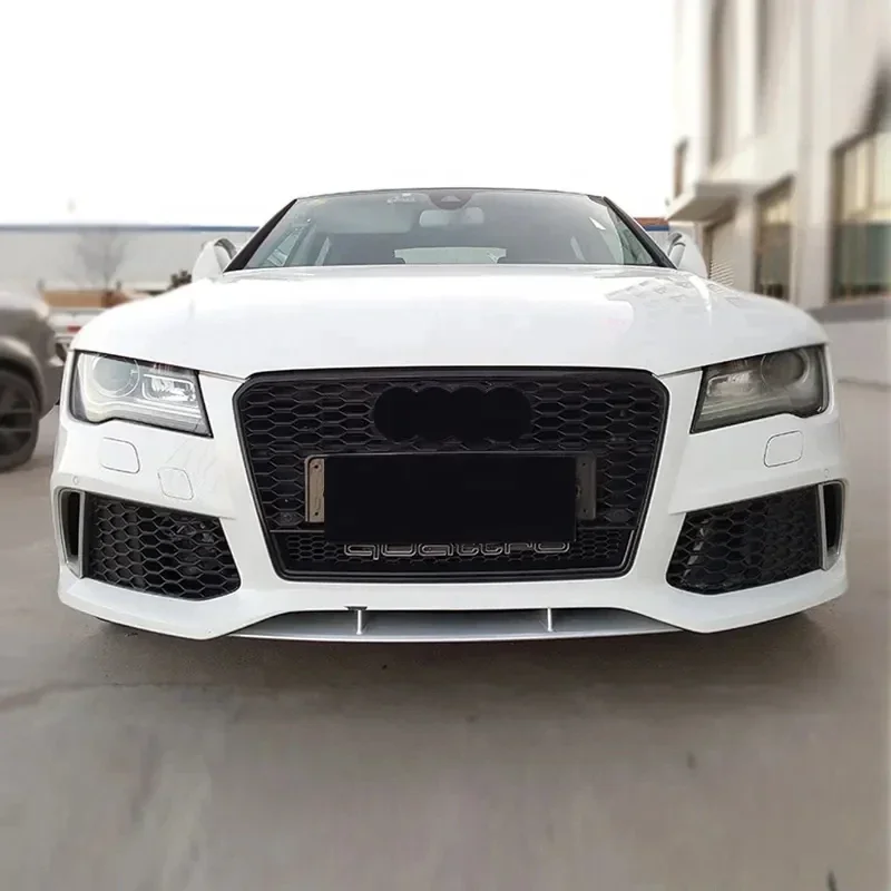 

Car A7 C7 S7 Front Bumper Body Kit RS7 Style Front Bumper With Grille Grill for A7 S7 C7 2009 2010 2011 2012 2013 2014 2015