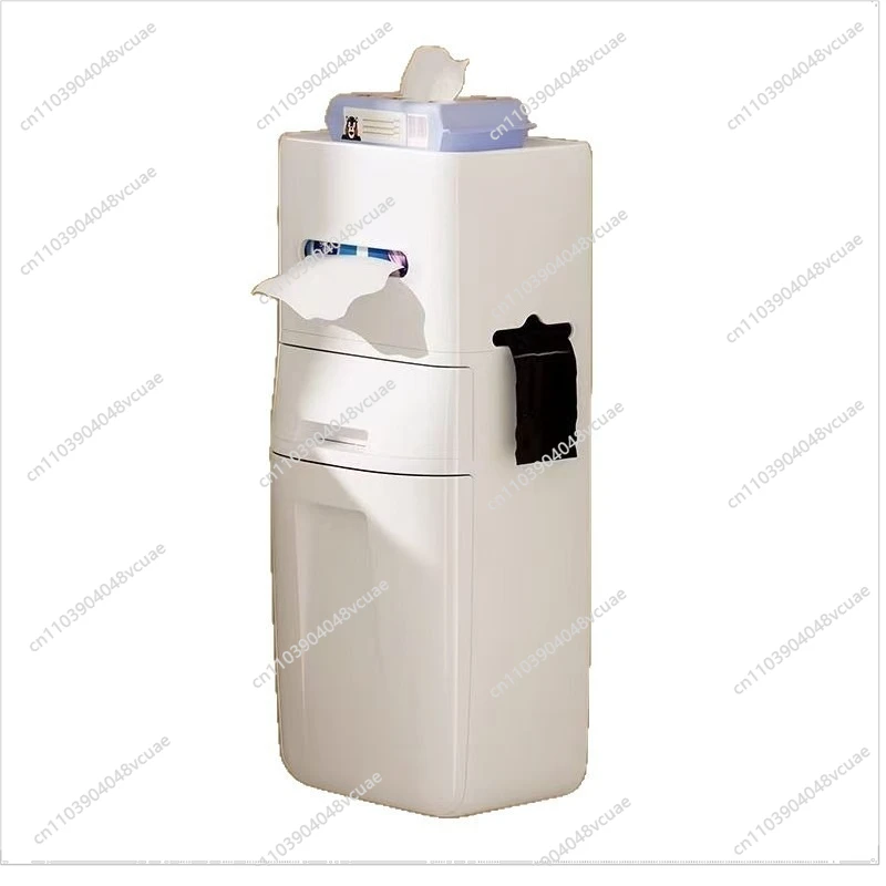 Wall-mounted Trash Can Bathroom New Garbage Lou, Household Toilet Hanger Office Multi-functional Side Rack