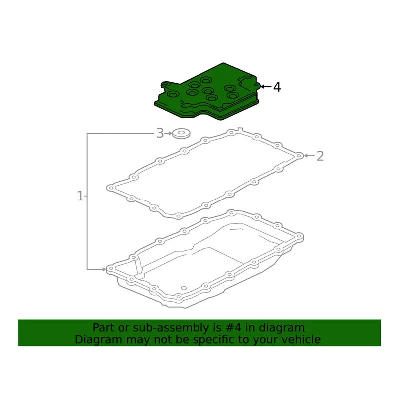 A80X-24294355 Auto Transmission Fluid Filter 10L80 10L60 For Cadillac CT4 CT5 CT6  GM Sierra Yukon 2019-22 24297886