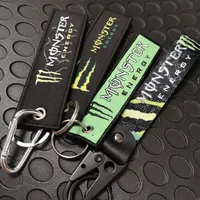 Monster Energy Keychain Racing Keychain for Car Motorcycle Keychain Keyring Women Men Fashion Jewelry Accessories Gift 1pc