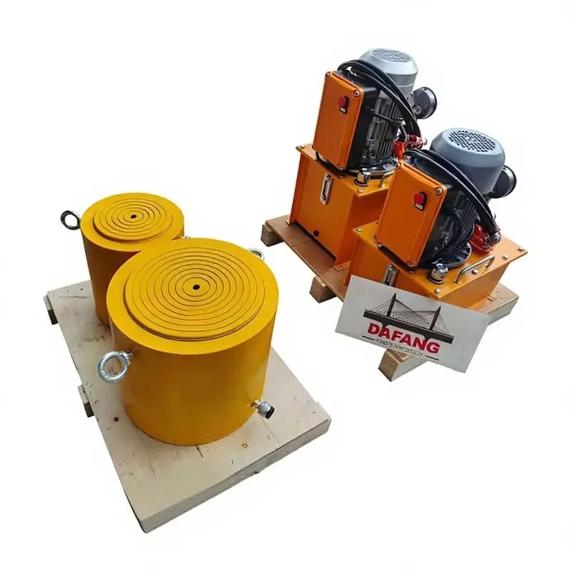 DF-DB electro-hydraulic power unit, double-acting hydraulic jack system, customizable motor power, suitable for industrial