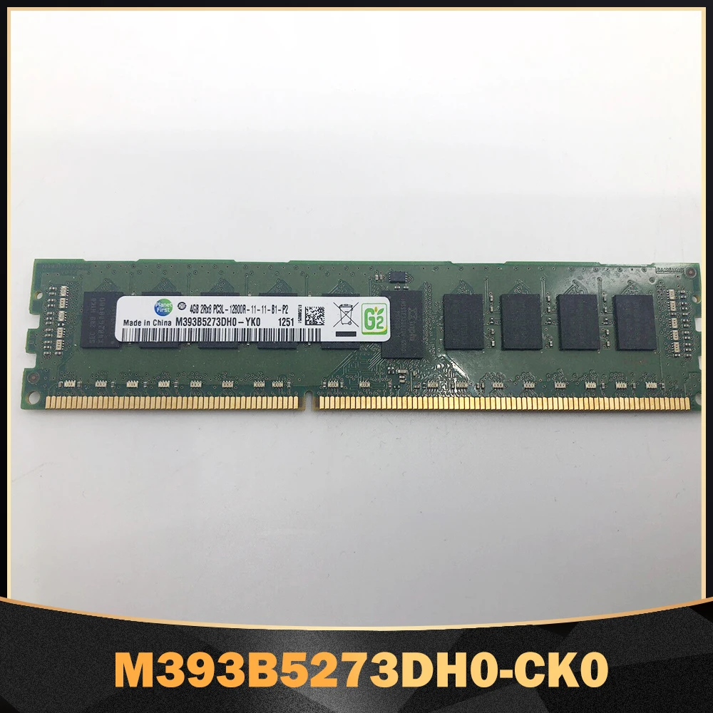 

1PCS RAM 4G 4GB 2RX8 PC3-12800R DDR3 1600 ECC Server Memory For Samsung M393B5273DH0-CK0