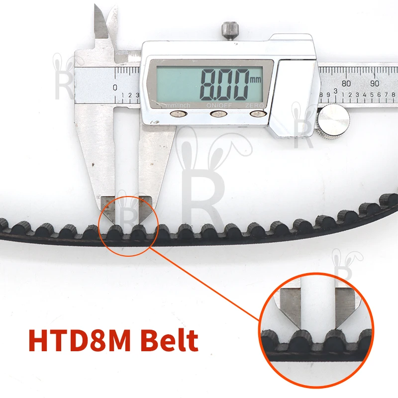 PU HTD 8M Open Belt HTD8M Belts 8M Synchronous Belt 15mm 20mm 25mm 30mm HTD 8M Polyurethane Belt PU For CNC HTD8M Timing Belt PU 2