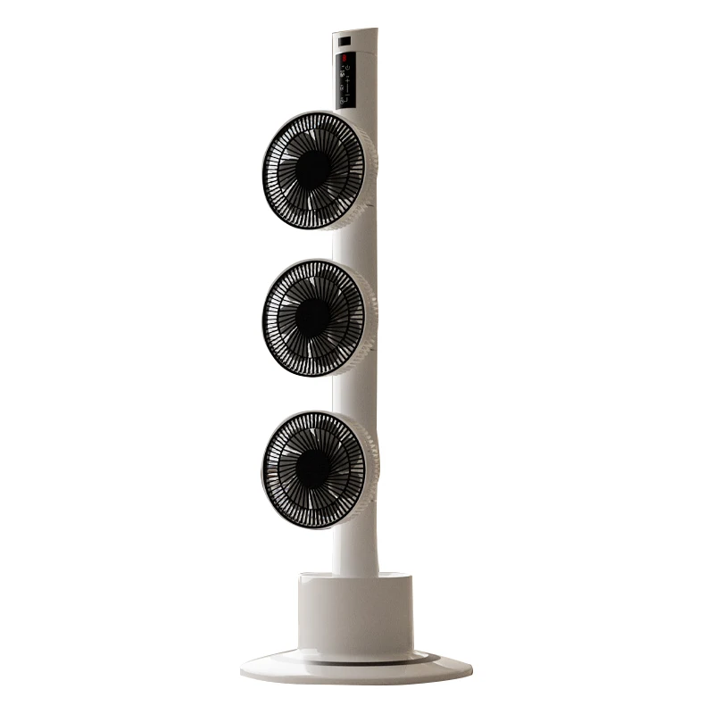 

Multi-directional three-head floor-to-ceiling powerful silent fan