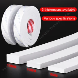 Single Sided White EVA Foam Tape Insulation Door Window Gap Sealing Car Sound Insulation Table Corner Protection Windshield
