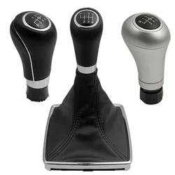 Gear Shift Knob Shifter Lever Stick Gaiter Boot Cover Car Accessories For Mercedes Benz W204 W207 W212 C204 C63 C250 2008-2014