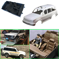 1 Set LC80 313mm Interior Body Shell for 1/10 RC Crawler Car Traxxas Land Cruiser SCX10 TRX4