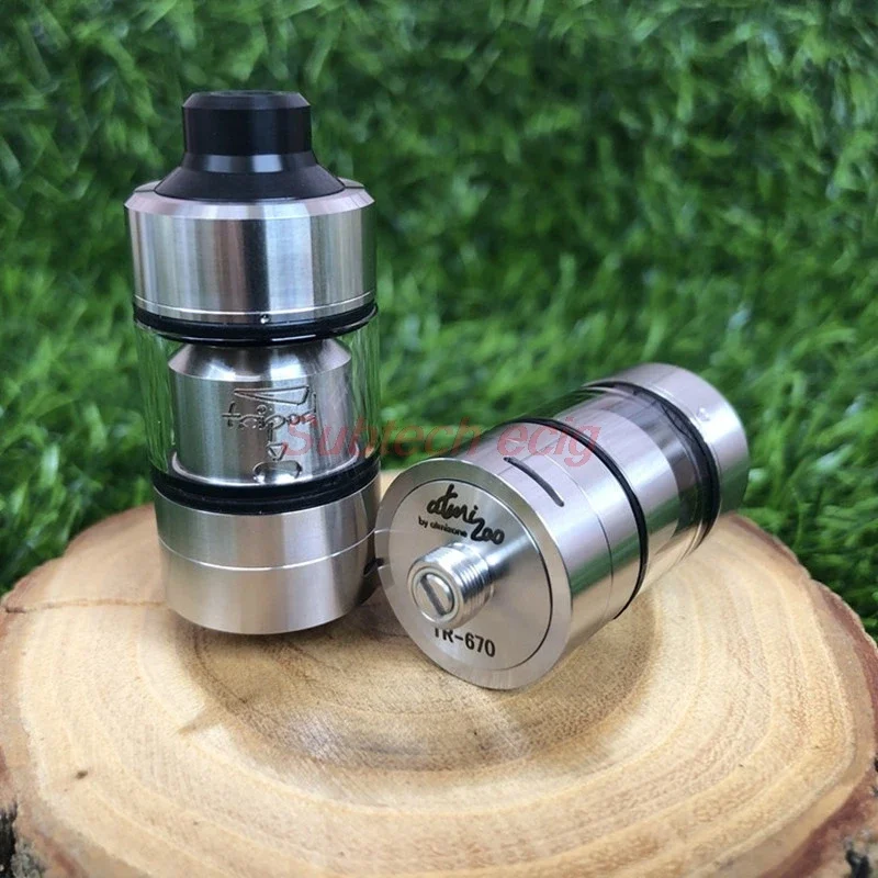 Ecig ترايبود MTL RTA خزان قابل لإعادة البناء 22 مللي متر 2 مللي رذاذ Vape SS316 ملف واحد بناء سطح السفينة مقابل Taifun GTR Kayfun Lite RTA Vapes Pen
