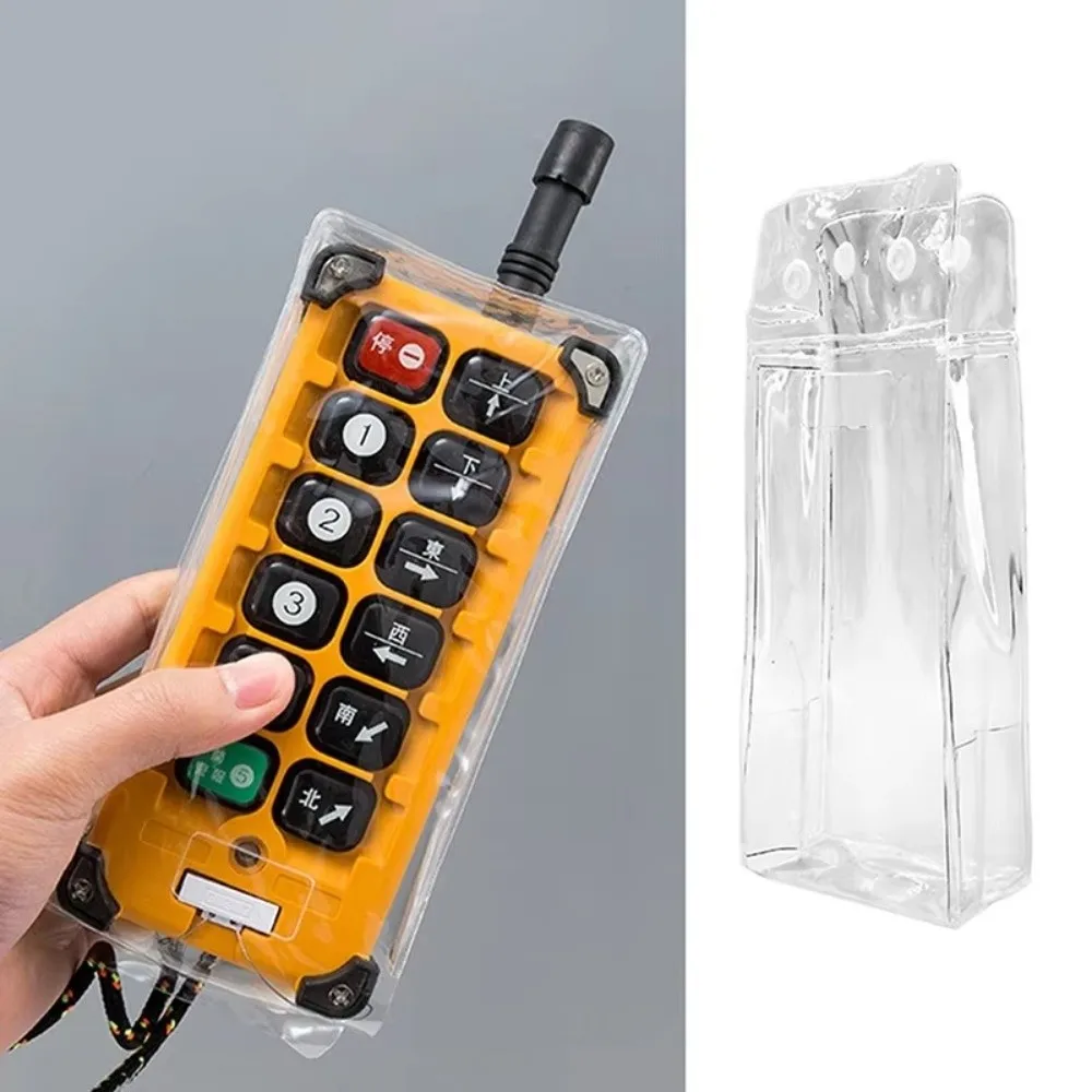 PVC Remote Control Protective Cover Transparent Large Capacity Dust Bag Multifunctional Jacket Protective Cover