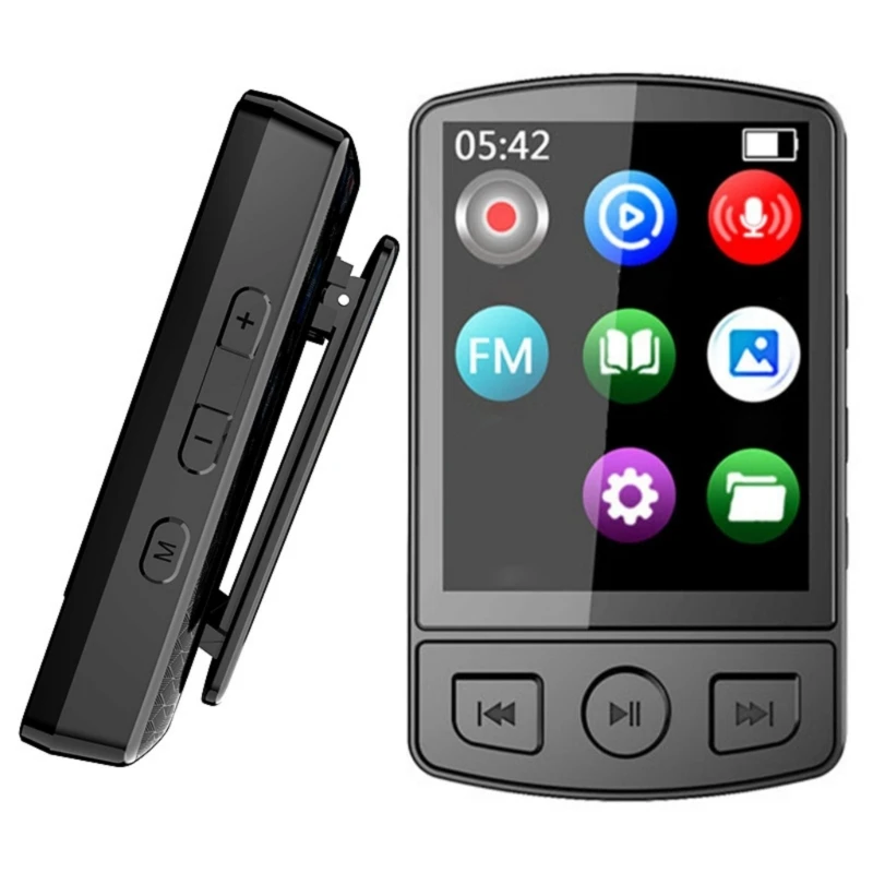 

Усовершенствованный MP3-MP4-плеер M17B с зажимом BT5.0, емкость 8 ГБ, 16 ГБ, 32 ГБ, встроенный динамик, радио и длительный срок