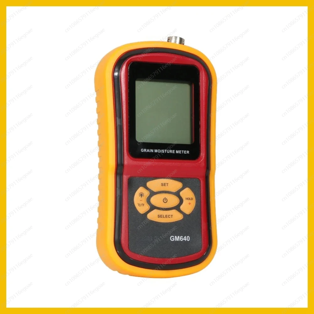 Portable Digital Grain Moisture Meter with Measuring Probe LCD Display Tester For Wheat,Corn,Rice,Bean GM640