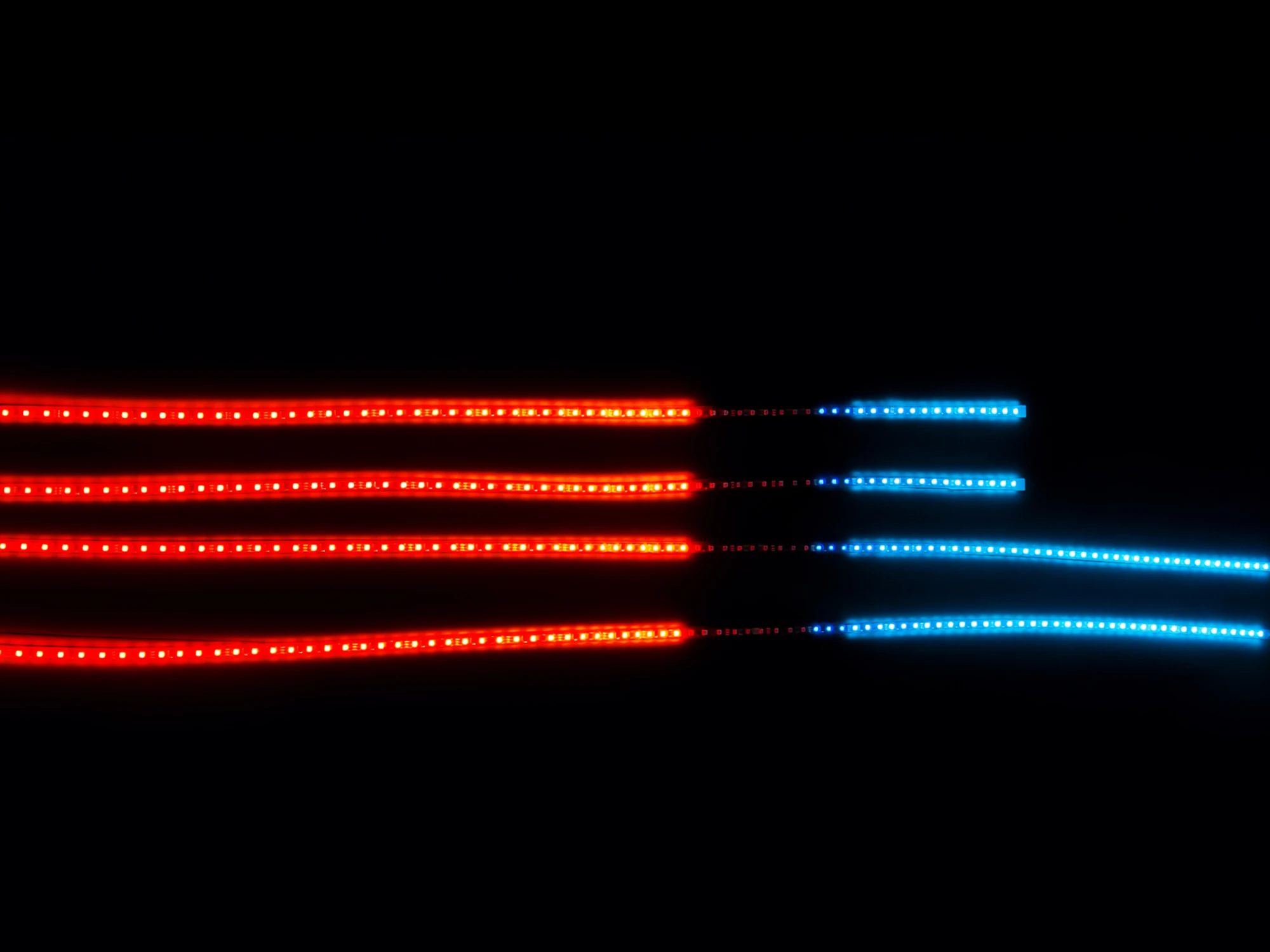 

4PCS RGB Chasing LED Underglow Kits for Car Truck SUV Jeep ATV UTV APP Remote Control Million Color Underbody Chassis Light Strips