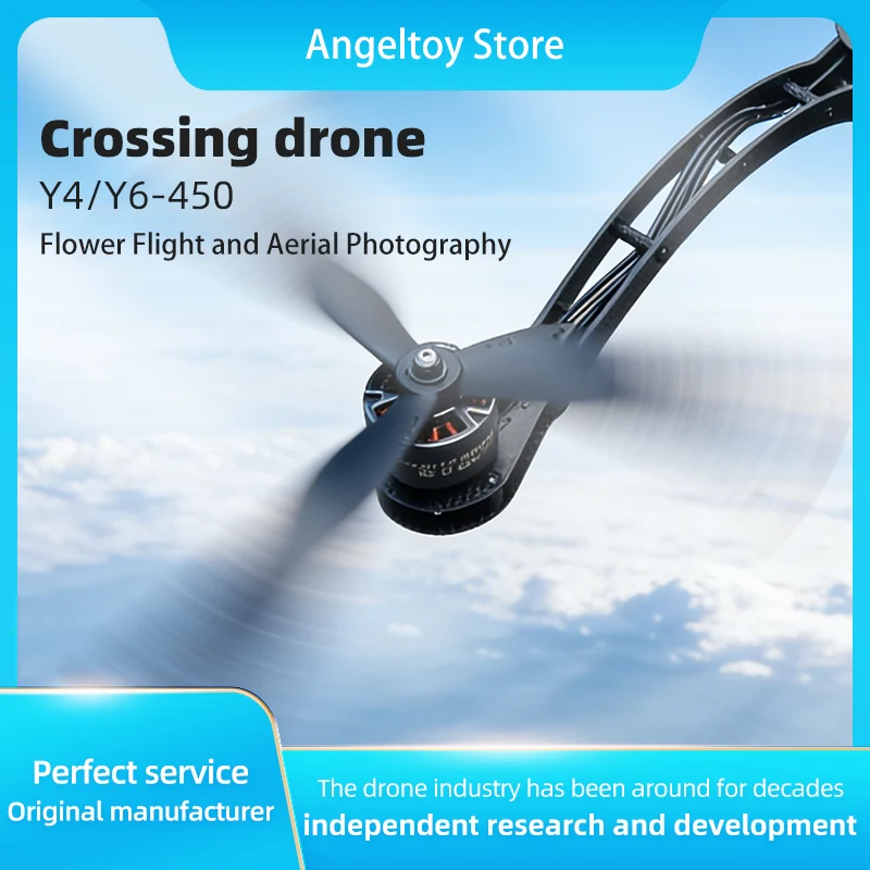 Angeltoy Y6 Carbon Fiber Three-Axis Frame F450 Crossing Three-Axis Frame Three-Axis Drone Frame F722 INAV BF