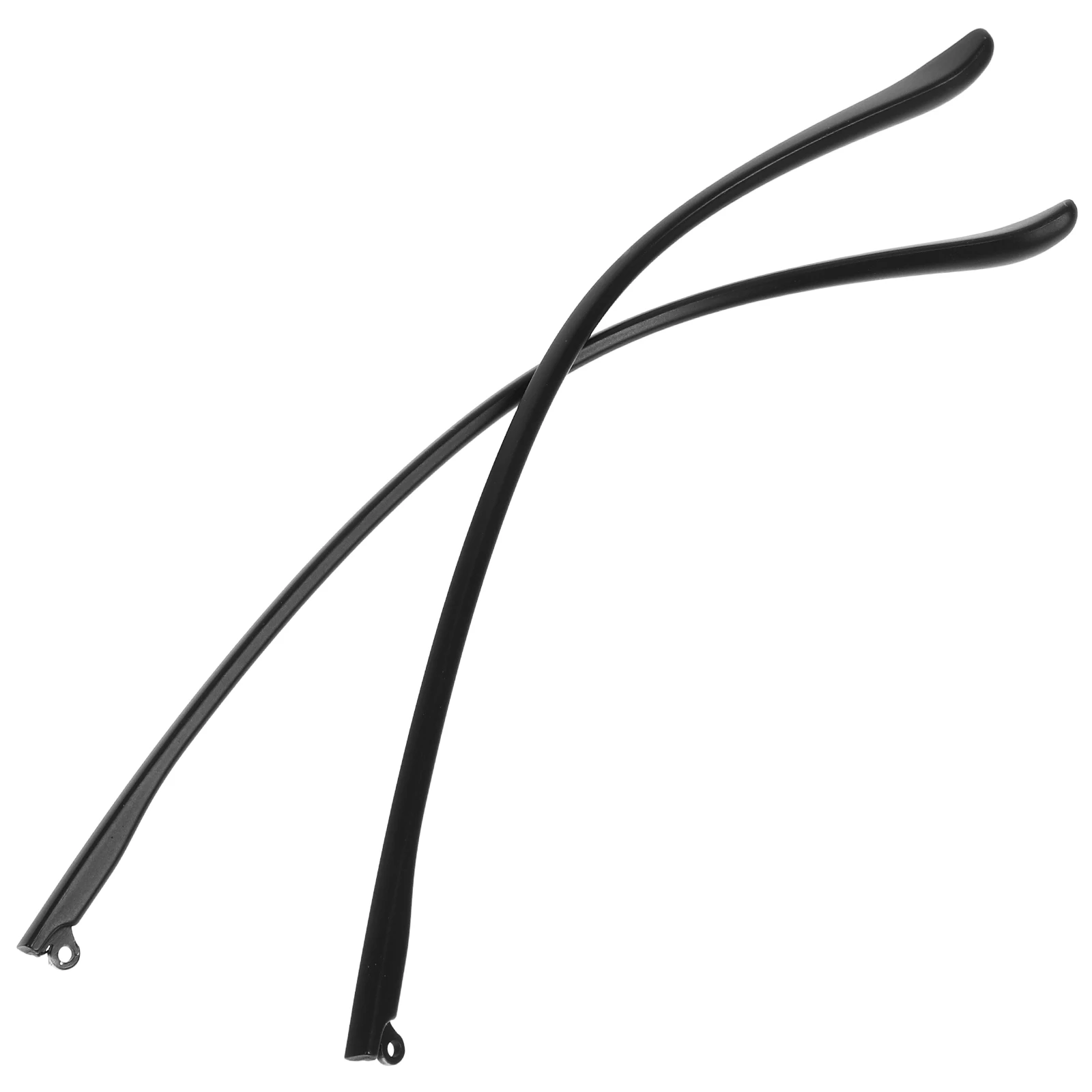 

Eyeglasses Leg Bracket Replacement Arms 5 Flat Tooth Black Nonslip Lightweight Fashion Accessories for Most Glasses Repair