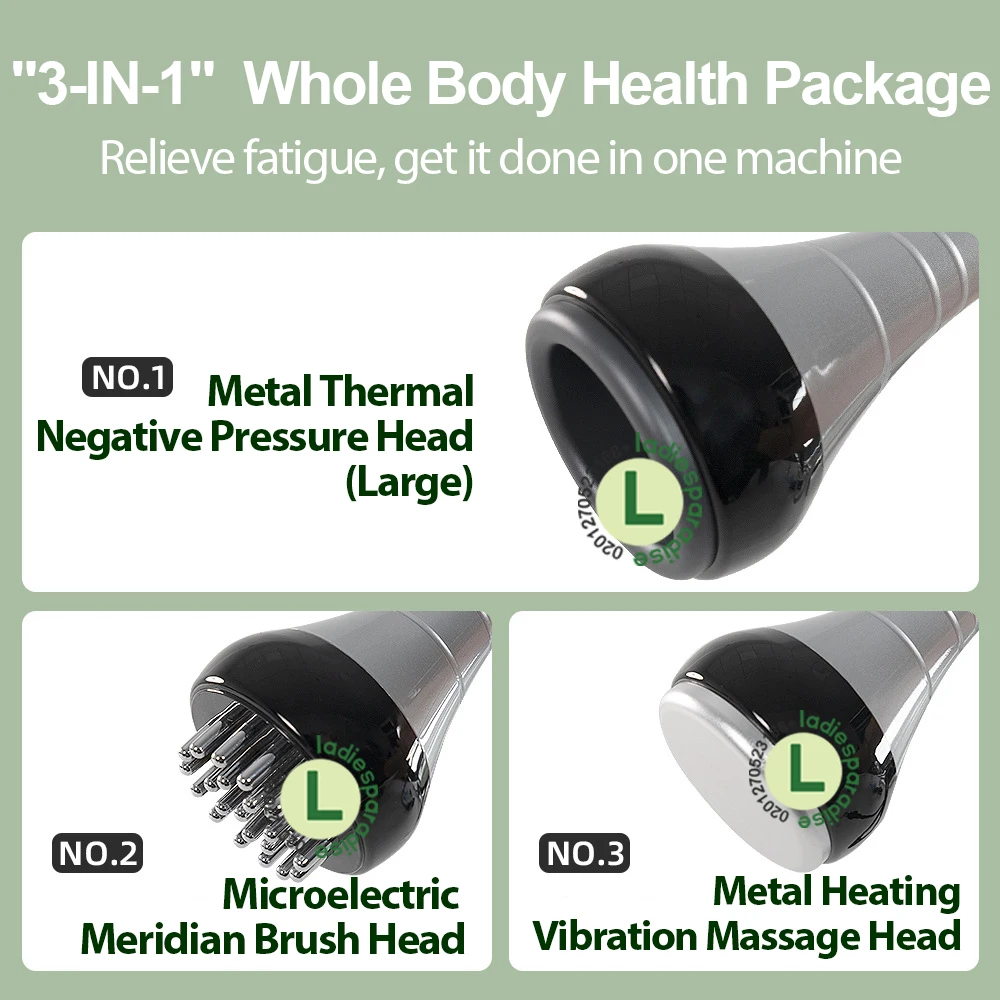 Electric Heating Gua Sha Device, Fat Burner Body Slimming Massager, Negative Pressure, Scraping, Cupping, Meridian Dredging