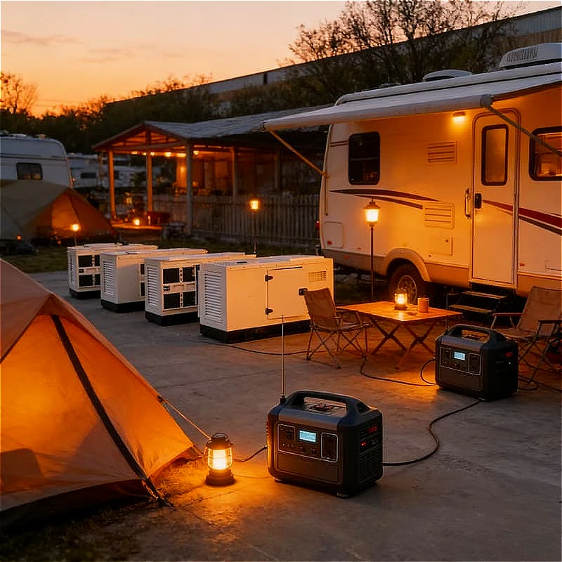 High Quality Generator Set Generator Silent Industrial for Emergency Temporary Shelter Disaster Relief Camp Power Customized