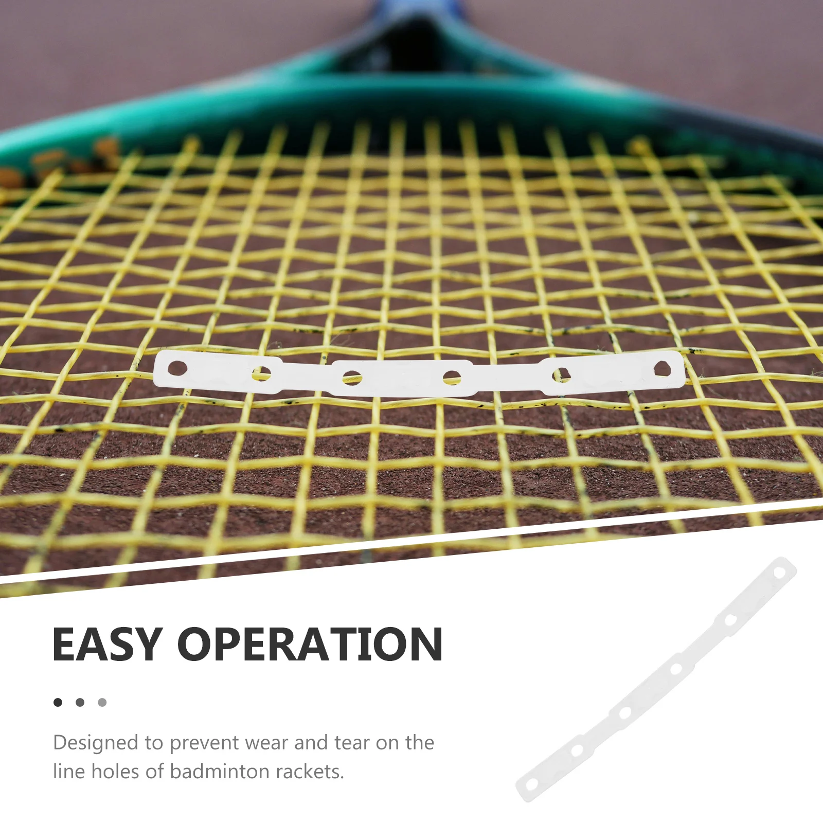 

2Pcs Racket String Guard Silicone Protective Tubing Badminton Supplies Prevent Wear and Tear Long Lasting Wire Protector Tubing