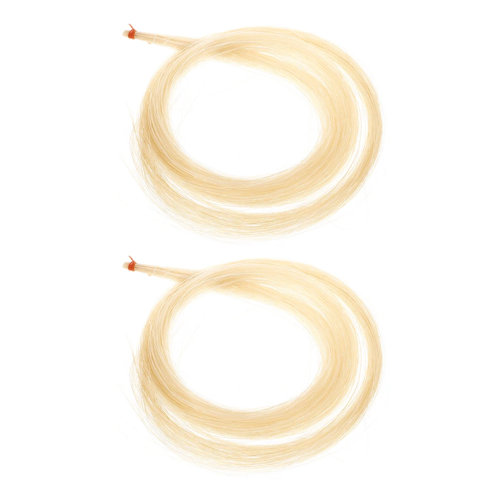 

2 Pcs Violin Bow Hair Horse for Creative Instrument Replacement Musical Accessories
