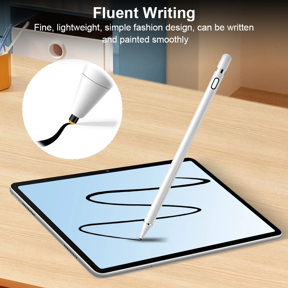 Активный емкостный стилус Универсальный стилус Ручка для планшета для сенсорных экранов/телефонов Android и iOS