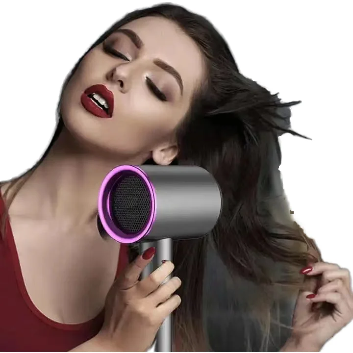 Professional High Power Solon Wireless Foldable Ionic Metal Diffuser Hair Dryer Hot/Cold Wind Volumizer for Hotel Outdoor Use