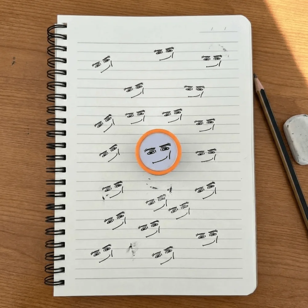 

Reusable Funny Expressions Seal Quick-drying Creative combination Cartoon Seal Simple Design Pressing-style Stamps