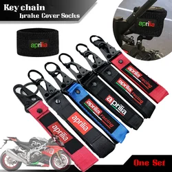 Motorcycle Key Chain Keychain Keyring Brake Sock For Aprilia Tuareg Shiver Thunder GPR GT SR RS RX RS660 RSV4 v4 750 660 125 50