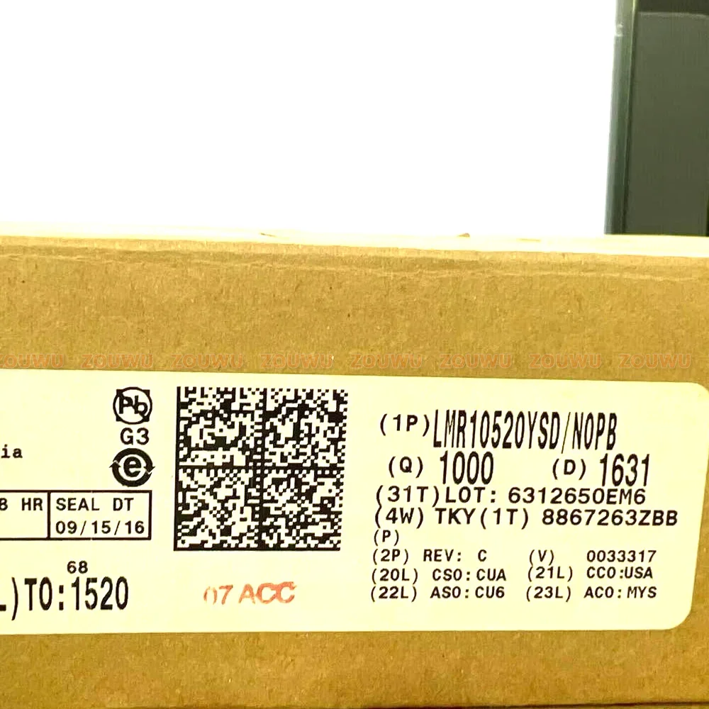 

10 шт. ~ 50 шт./лот LMR10520YSD/NOPB LMR10520YSD LMR10520 SON-6 обещает 100% оригинал, подлинный