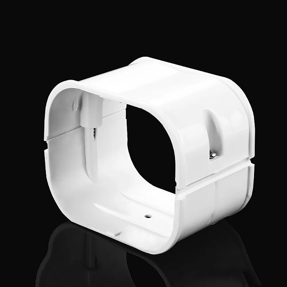 

75*65 мм система крышки кондиционера, белая муфта из ПВХ, торцевая крышка, плоский локоть, устойчивость к атмосферным воздействиям, входная панель в стену