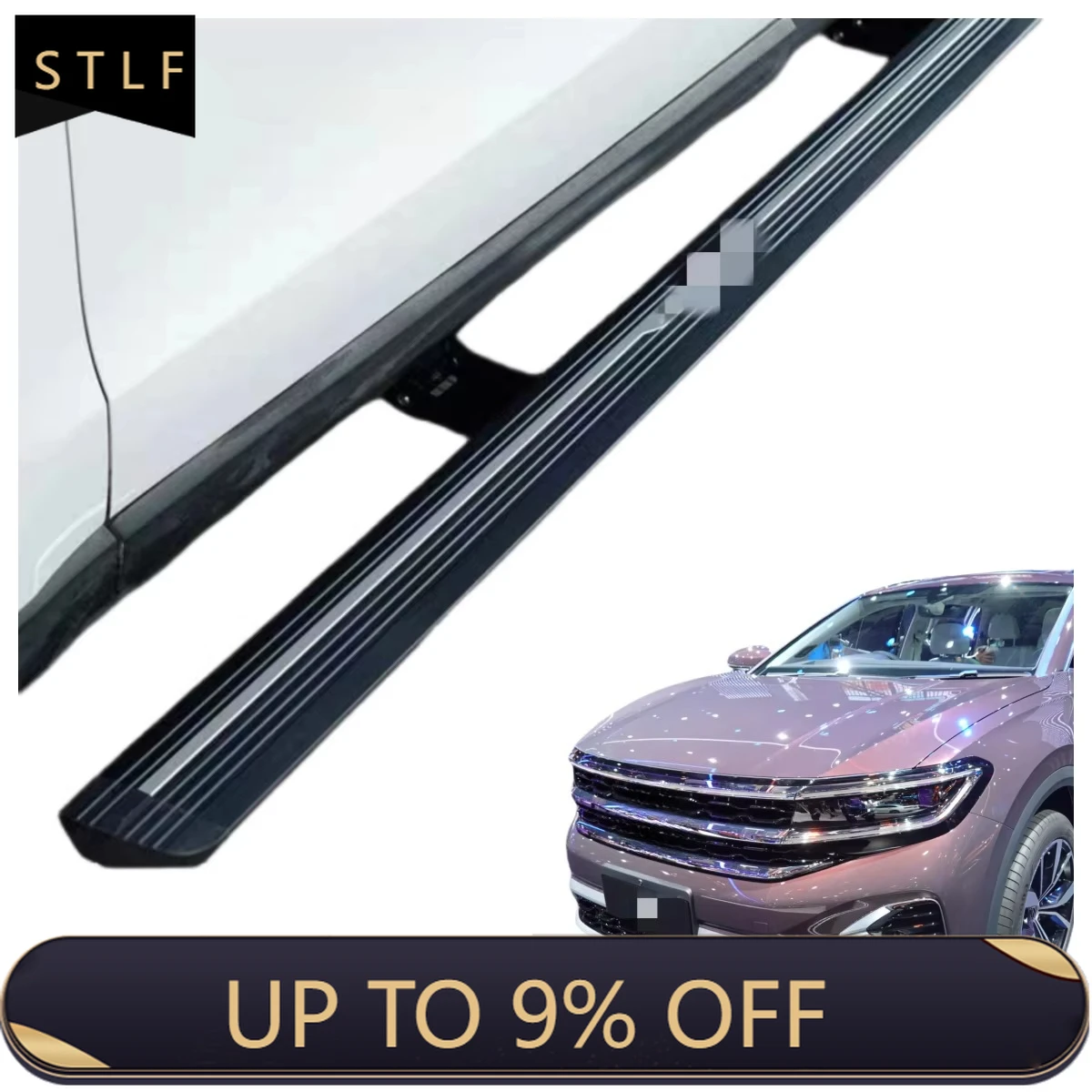 Electric Running Boards Retractable Aluminum Alloy For VW Talagon SUV Side Steps with Carry Bag