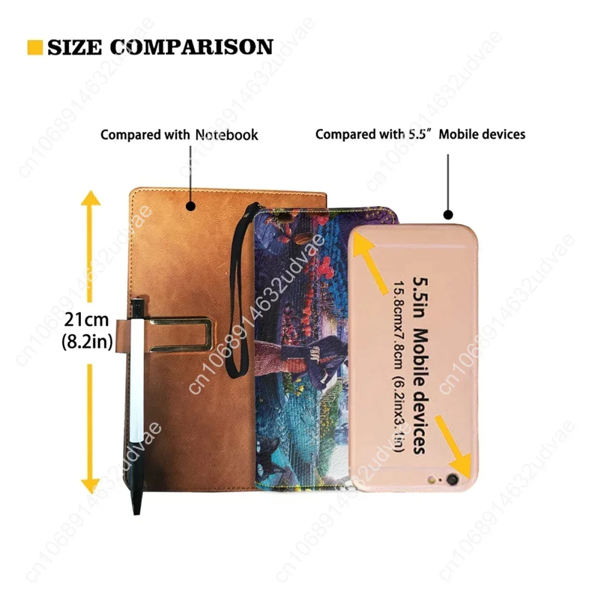 2023 Clutch Female Coraline Movie Cartoon Printing Casual Girl Long Wallet Retro PU Leather Small Wallet Phone Bags Portefeuille